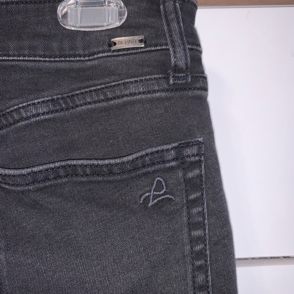 Anthropologie JA x DL1961 instasculpt black moto jeans - Picture 7 of 12